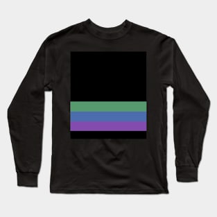 cool colours short (dark) Long Sleeve T-Shirt